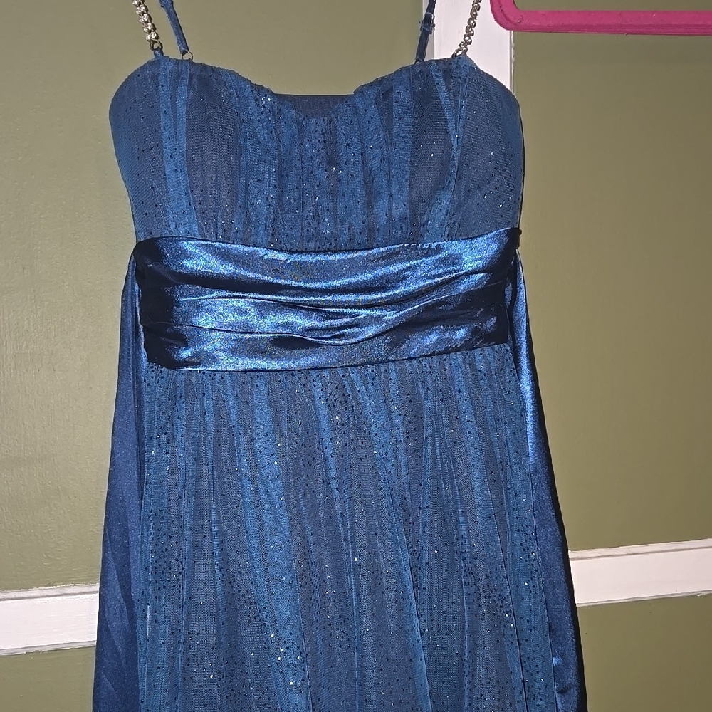 Speechless Blue Midi Dress